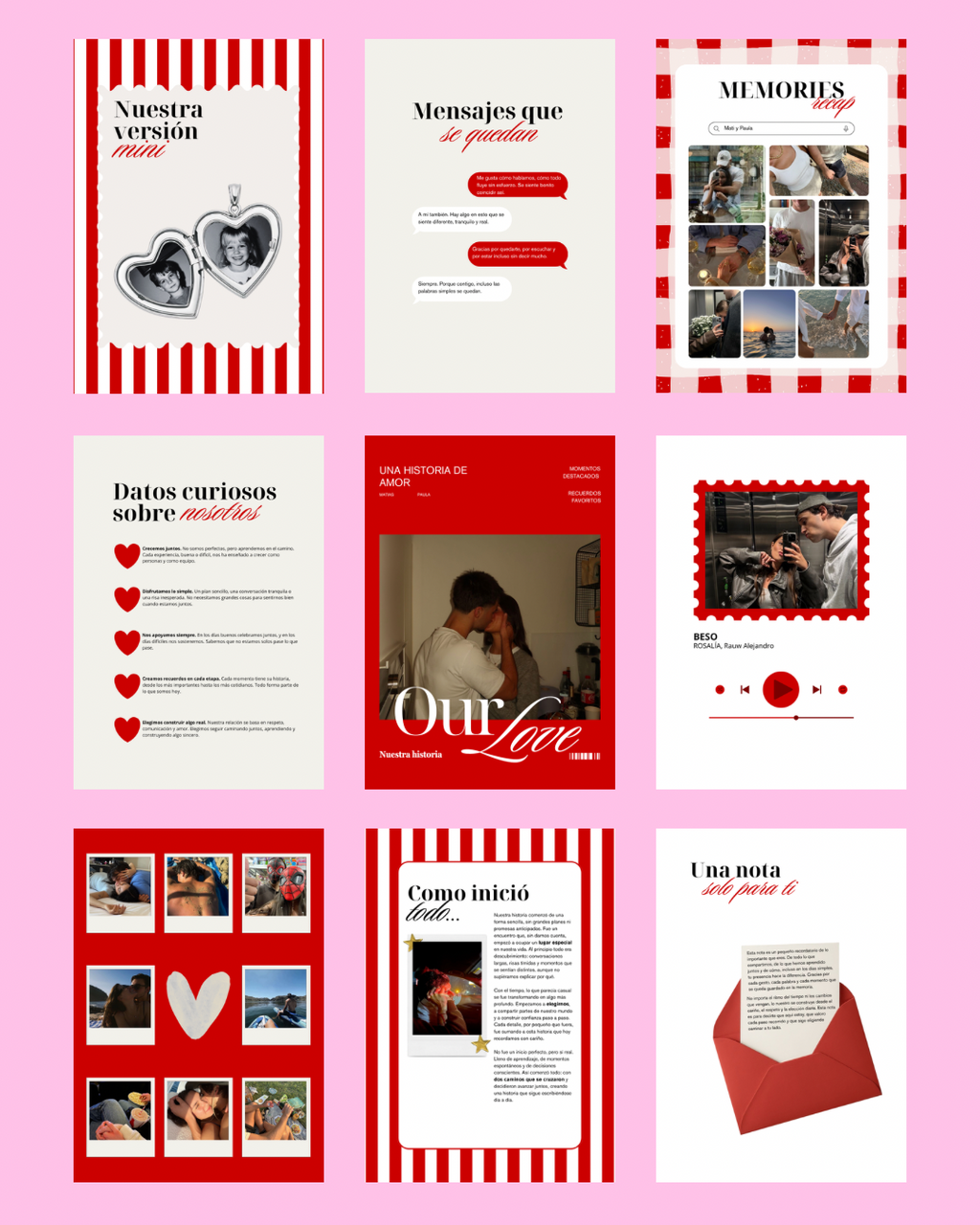 Plantilla “Our Love”