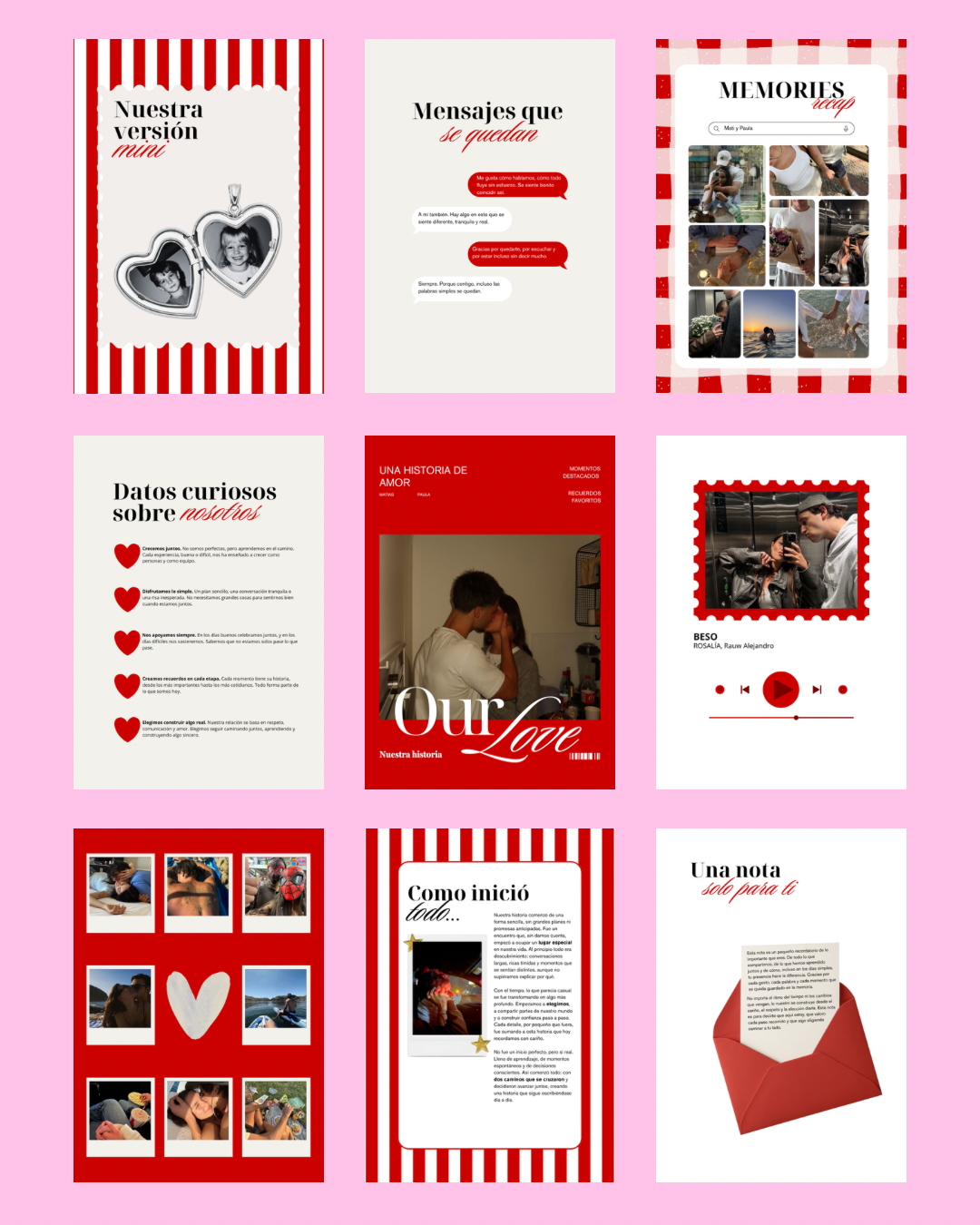 Plantilla “Our Love”