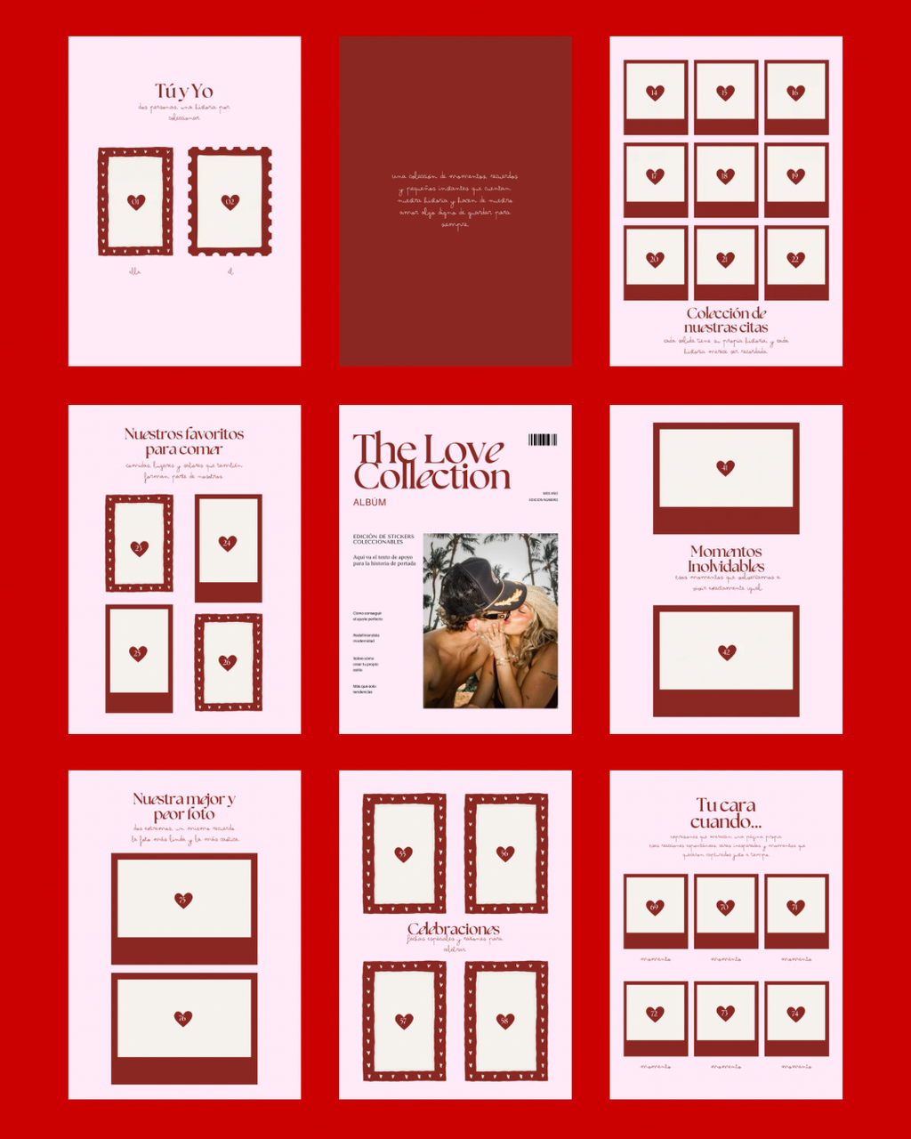 Plantilla “The Love Collection”